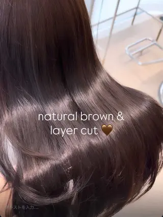 ロング カラー uuna♱/ユウナ トレンドhair🩶のヘアスタイル