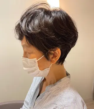 ショート 久保 明日香のヘアスタイル