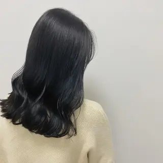 セミロング カラー ヘアアレンジ ネイル マツエク・マツパ アイブロウ 【メンズサロン】 BLUCK 横浜のヘアスタイル