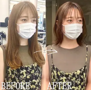 ショート カラー ヘアアレンジ KONOMI スタイリストのヘアスタイル