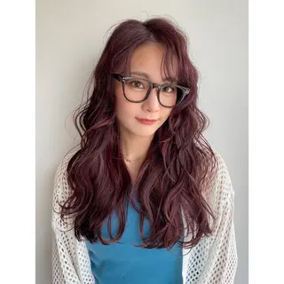 ロング カラー fameu / hinaのヘアスタイル