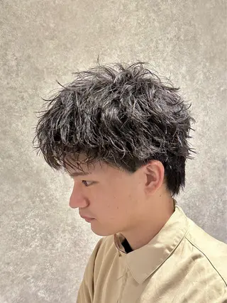 ショート パーマ メンズ 【メンズ専門】中本 翔大のヘアスタイル