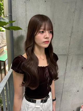 ロング カラー トレンドカラー🥣／ ヘアアレンジ✩.*˚のヘアスタイル