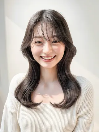 セミロング 🌟髪質改善と艶 ✨相場つかさのヘアスタイル