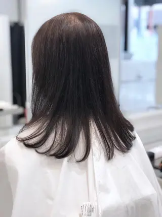 セミロング レイヤーカット ショート/宮本洋介のヘアスタイル