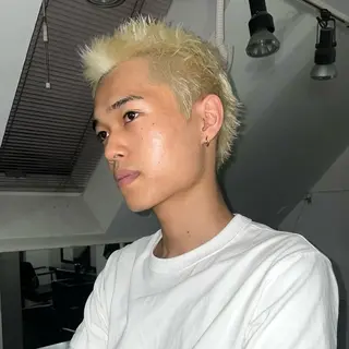 ショート メンズ 🪅ブリーチカラー 🪅琉羽Ruuのヘアスタイル