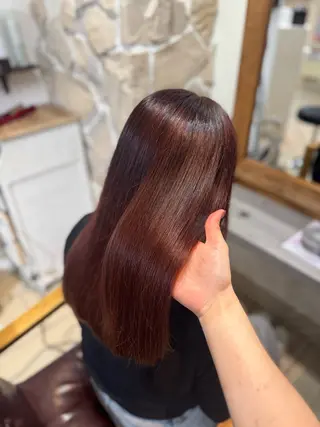 カラー 縮毛矯正✨ ななつのヘアスタイル