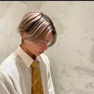 カラー メンズ 竹尾 優斗のヘアスタイル