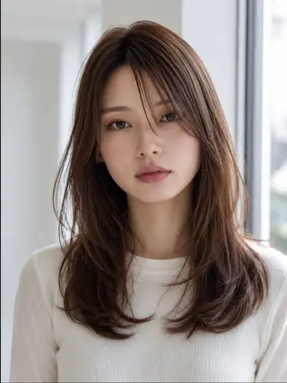 セミロング 艶髪診断で絶対綺麗✨ お悩み解決✨京谷宥✨のヘアスタイル