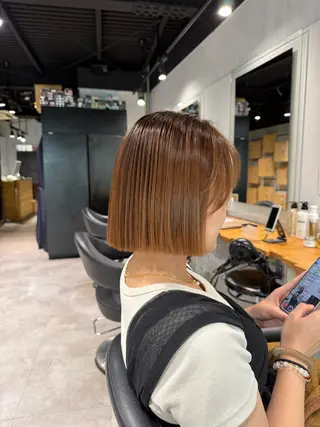 ショート NANAMI🩵 大人可愛い韓国ヘアのヘアスタイル