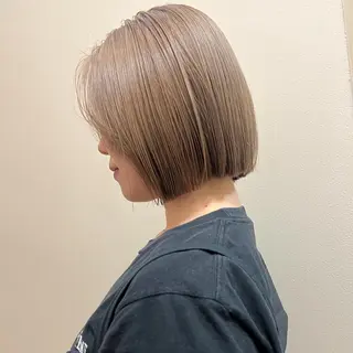 ショート カラー 🍀似合わせ ハイトーン🍀あかりのヘアスタイル