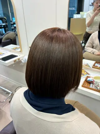 ミディアム アレンジ/縮毛矯正 FACE。ゆのんのヘアスタイル