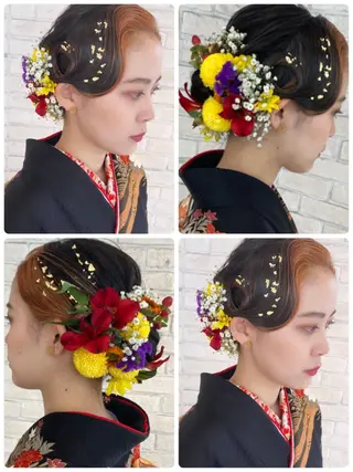 ロング あやか 白髪ぼかしハイライトのヘアスタイル