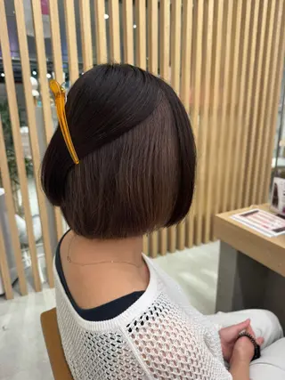 ミディアム カラー けー すけのヘアスタイル