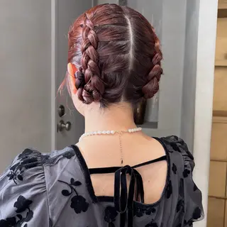 ヘアアレンジ なな/ICI/レイヤ ーパーマ/上前津のヘアスタイル
