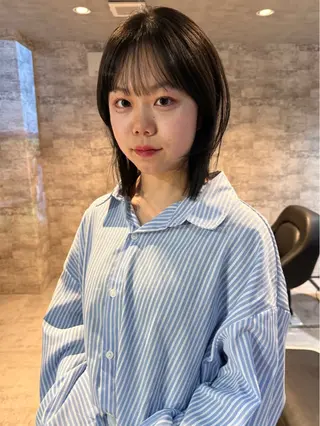 ミディアム カラー mai / linoah˚✧のヘアスタイル