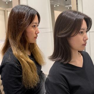 ミディアム 🌼レイヤーカット |新宿|樽見琴里🌼のヘアスタイル