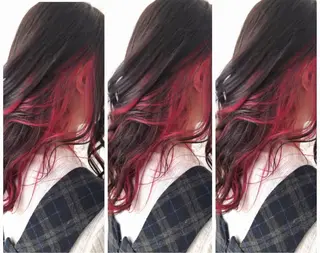 ロング カラー 唐澤 千尋のヘアスタイル