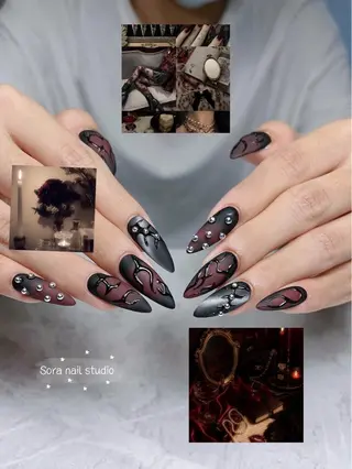 ネイル Sora nail 長さ出し専門店のネイルデザイン