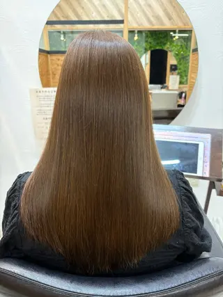 ロング イシイ リョウコ 縮毛矯正×ショートのヘアスタイル