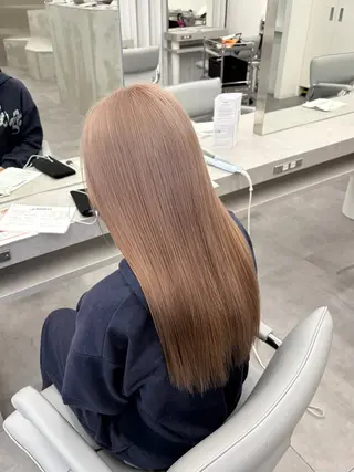 ロング カラー 🍀透明感ナチュラル カラー🍀じゅんのヘアスタイル