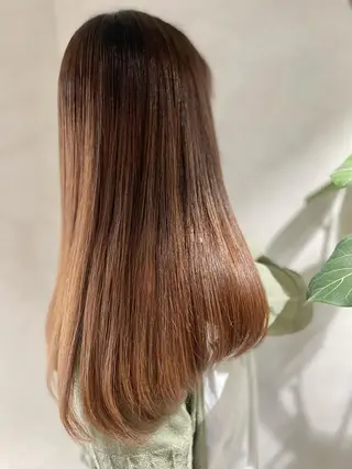 カラー パーマ 永島 桜のヘアスタイル