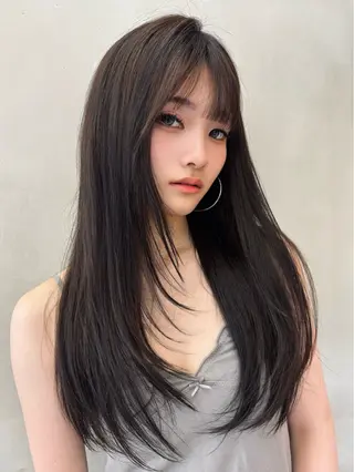 ロング MASATOレイヤー カット垢抜けヘアのヘアスタイル