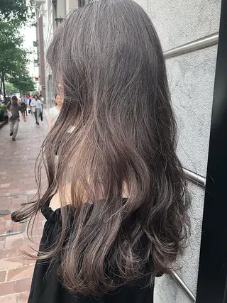 ロング カラー ヘアアレンジ Aloa透明感ヘア ♡kanami♡のヘアスタイル