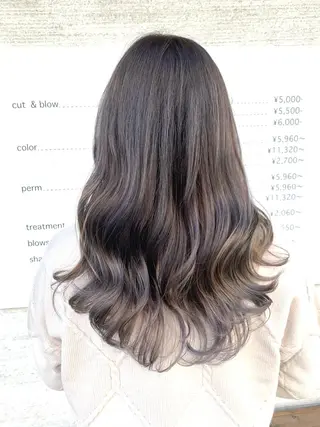 ロング 斉藤大河 カラー/縮毛矯正のヘアスタイル