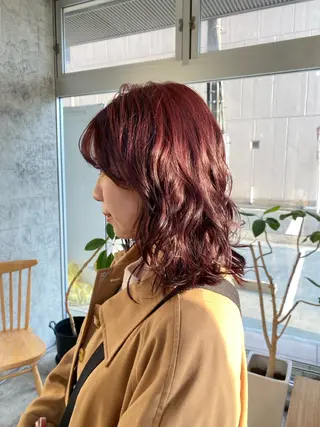 ミディアム ササキ モモカ🦙💫のヘアスタイル