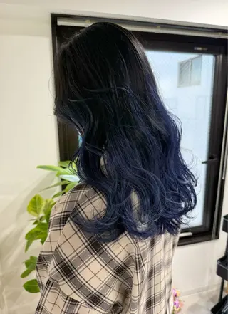 セミロング カラー coco ハルヒのヘアスタイル