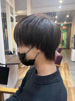 ショート カラー メンズ Cecilhair なんば店    岩川のヘアスタイル