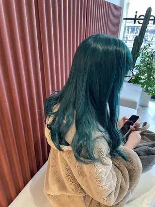 ロング カラー 透明感カラー🦋艶髪 イヴカ💙のヘアスタイル