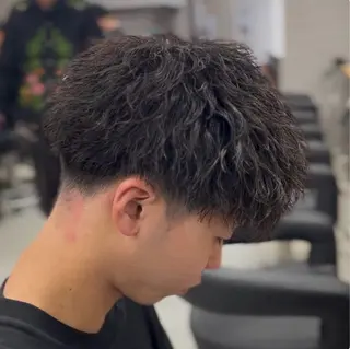 ショート カラー パーマ メンズ 🔥メンズ 特化🔥菊水皐暉🔥のヘアスタイル