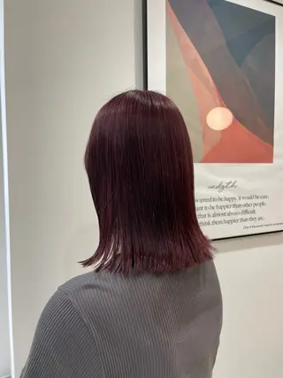 ミディアム 吉原 愛美のヘアスタイル