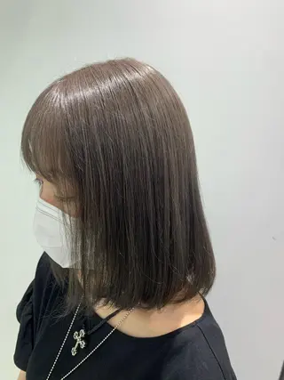 セミロング 🪞透明感カラー🫧 縮毛矯正🥇かずきのヘアスタイル