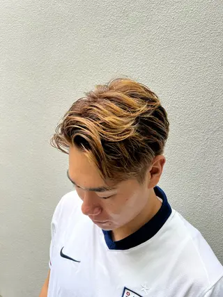ショート カラー メンズ 柴田 愛奈のヘアスタイル