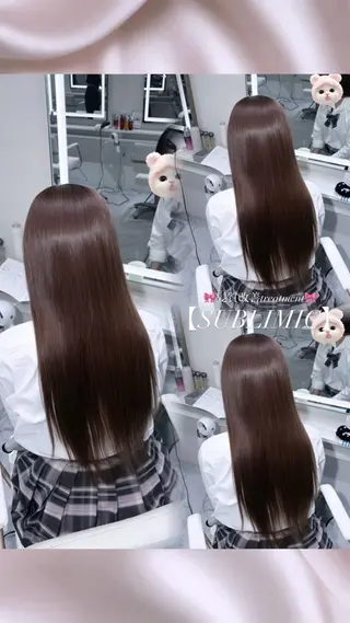ロング ParveMix/ ワンホン/こころのヘアスタイル
