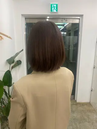 ミディアム カラー ヘアアレンジ ボブ /ニュアンス/ satomi🧸💖のヘアスタイル