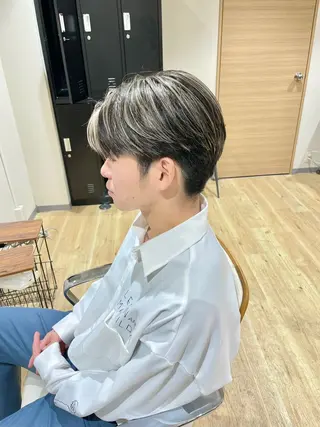 カラー メンズ エビスザキレン/メン ズ/心斎橋🌳のヘアスタイル