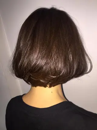 ショート ミディアム カラー 若杉 諒のヘアスタイル