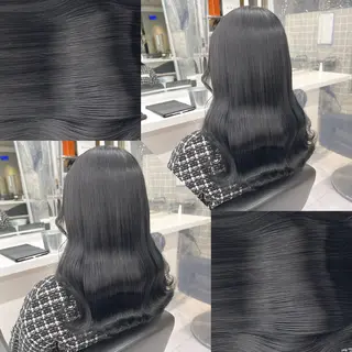 カラー Mio 暗髪/髪質改善🖤のヘアスタイル