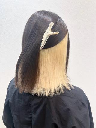 ミディアム カラー Maya🦋 ハイトーン特化のヘアスタイル