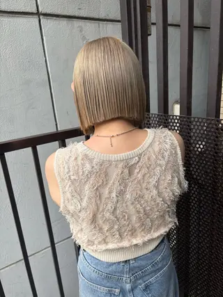 ミディアム 堺 鳳 ママ美容師 yukariのヘアスタイル