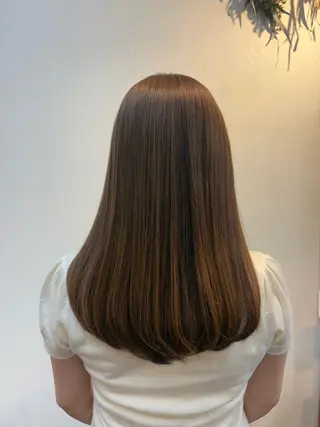セミロング hama yukiのヘアスタイル