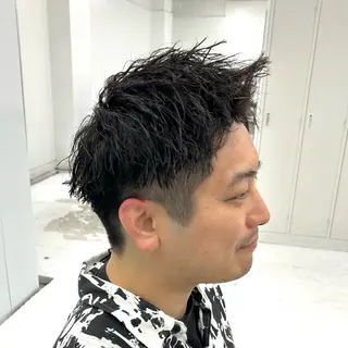 ショート パーマ メンズ 【柏/メンズパーマ 特化】🍏網中勇喜のヘアスタイル