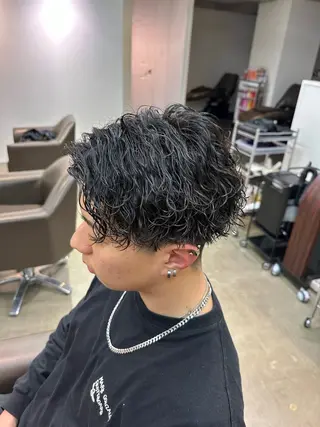 ショート メンズ特化/パーマ 職人/ひかるのヘアスタイル