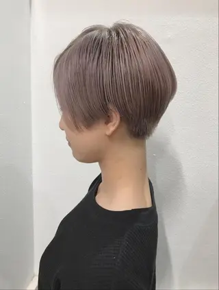 ショート カラー lani ブリーチ /ダブルカラーのヘアスタイル