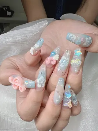 ネイル Lee Nails チップ長さだし専門店のネイルデザイン