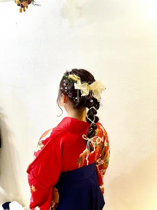 ロング ヘアアレンジ HempBeauty 浅野アサミのヘアスタイル